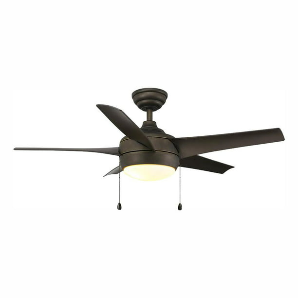 Home Decorators Collection Windward 44 In Led Oil Rubbed Bronze Ceiling Fan With Light Kit New Open Box Com - Home Decorators Collection Windward 44