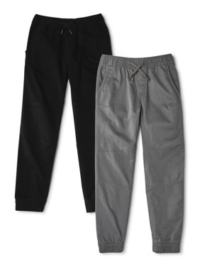 Wonder Nation Boys 4-18 & Husky Jogger Pants, 2-Pack