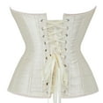 thumbnail image 3 of Grebrafan Corsets Lace up Bustier Women Beige XS, 3 of 5