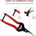 thumbnail image 3 of Pointed pruning shears with carbon steel blades, 3 of 5