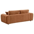 thumbnail image 6 of Burnett Chenille Upholstered Wide Arm Sofa Burnt Orange, 6 of 10