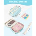 thumbnail image 2 of Soda Candy Bible Cover Case for Women, Large Chenille Letter Bible Bag with Shoulder Strap Bible Carrying Tote Bags for Bible Study Accessories, for Women Lady, 2 of 7