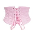 thumbnail image 4 of WZXFASHION Short Corset Belt Waist Trainer Tummy Control Fashion Body Shaper Pink XL, 4 of 4