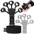 thumbnail image 1 of Fortalecedor de dedos, ejercitador de dedos duradero y fortalecedor de manos con 6 niveles de resistencia, extensión de dedos y fuerza de agarre, 1 of 5