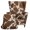 Brown Cow Print, variant on COEQINE Wingback Chair Cover Retro Hummingbird Floral Wing Backed Chair Slipcover, Separate Cushion Cover, Stretch Furniture Protector, Machine Washable, Non-Slip