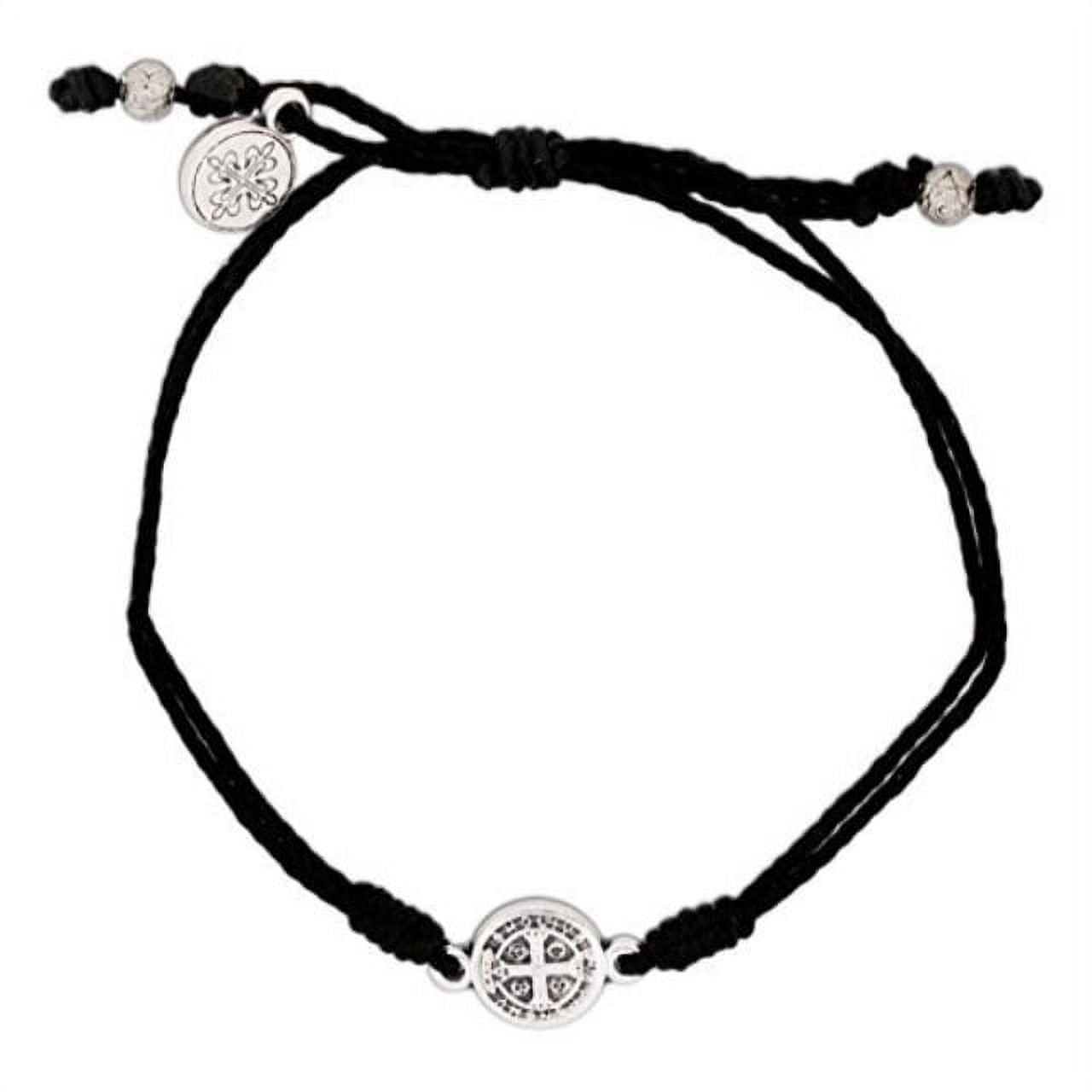 Silver Tone Saint Michael Slays the Demon Catholic Protection Bracelet for  Women or Men, White Adjustable Cord Bracelet with Strength Charm, 7 Inch :  Amazon.ca: Clothing, Shoes & Accessories