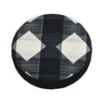 thumbnail image 3 of Multi-Size Car Tire Dust Cover Sunscreen, Corrosion, Dust And Water Keep Spare Tires Clean Argyle Plaid Dimgray_95746_2 16 Inch, 3 of 8