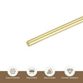 thumbnail image 4 of Uxcell Brass Rods 1/8" x 14" Brass Solid Round Rod for Handle Pin DIY Craft Material 1Pcs, 4 of 7
