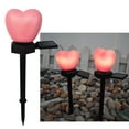 thumbnail image 2 of Vikakiooze Valentine's Day Heart Lights Outdoor Decorations,Solar Heart-Shaped Garden Stakes Lights Outside,Waterproof Romantic Heart Atmosphere Lamp for Yard Pathway Patio Walkway Backyard Decoration, 2 of 8
