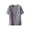 Grey, variant on Men's Fashion Spring and Summer Casual Short Sleeve Round Neck Solid Color Tennis Tee Top with Breathable Comfort for Everyday Wear