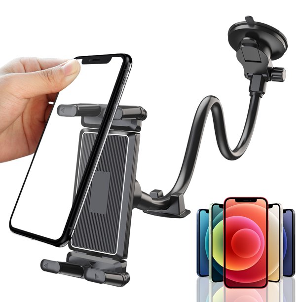 Soporte para Con Ventana Camión Ventosa Brazo Largo Ajustable Tabletas Y Teléfonos