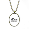 thumbnail image 1 of Je Suis Millionnaire dans le Rêve Collier Chaîne Vintage Pendentif Perle Collection de Bijoux, 1 of 3
