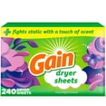 thumbnail image 1 of Gain dryer sheets, Moonlight Breeze Scent, Fights static with a touch of scent, laundry sheets 240CT, 1 of 15