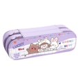 thumbnail image 1 of Veeki-estuche para lápices grande con cremallera, estuche para lápices de gran capacidad para oficina, universidad, escuela, caja de viaje, regalo de Navidad, 1 of 2