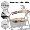 thumbnail image 5 of HELLHERO Floral Dragonfly Seat and Backrest Covers Removable and Washable Rollator Seat Covers Easy to Clean Cover Only for Outdoor, 5 of 7