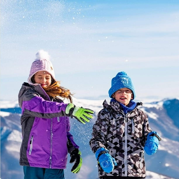 Mitaines d'hiver pour bébé enfant garçon fille mitaines tricotées