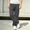 thumbnail image 6 of DJDLJWCJ Boys Solid Sweatpants Elastic Waist Casual Athletic Trousers Side Pockets Kids Sports Pants for School Dark Gray Size 5T, 6 of 8