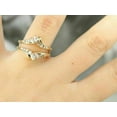 thumbnail image 4 of 2Ct Marquise Cut Diamond 14k Yellow Gold Plated Women Enhancer Wrap Ring -4, 4 of 5