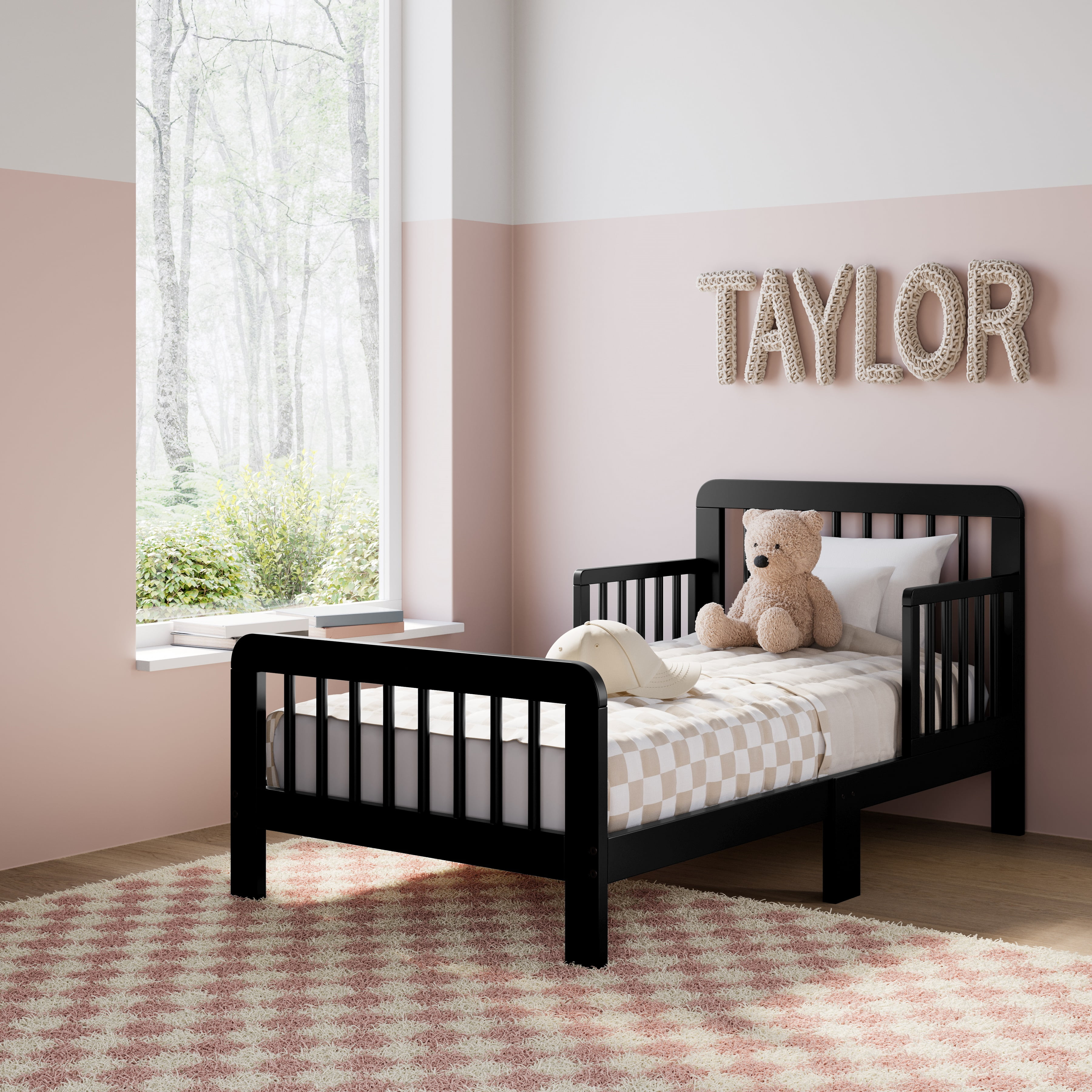 Storkcraft Pasadena Toddler Bed, Black