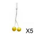 thumbnail image 1 of Juguete Sensorial De Motricidad Fina Para Exteriores Baoblaze 5xClick Cack Ball Amarillo, 1 of 8