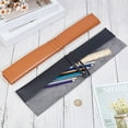 thumbnail image 4 of 2pcs PU Leather Drumstick Bag Drum Stick Holder 2 Colors Drum Stick Pen Storage Handbag Leather Drum Stick Carrying Case Drum Accessories Gift, 4 of 7