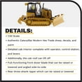thumbnail image 4 of Diecast Masters 1:50 Caterpillar D3 Dozer - High Line Models 85673 - Metal Tracks, Opening Engine Compartment and Engine Detail, 4 of 8