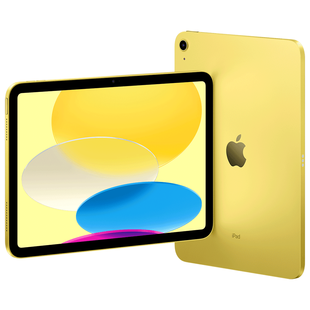 Restored Premium Apple iPad 10th Gen (2022) WiFi Only Yellow 256GB (Refurbished)