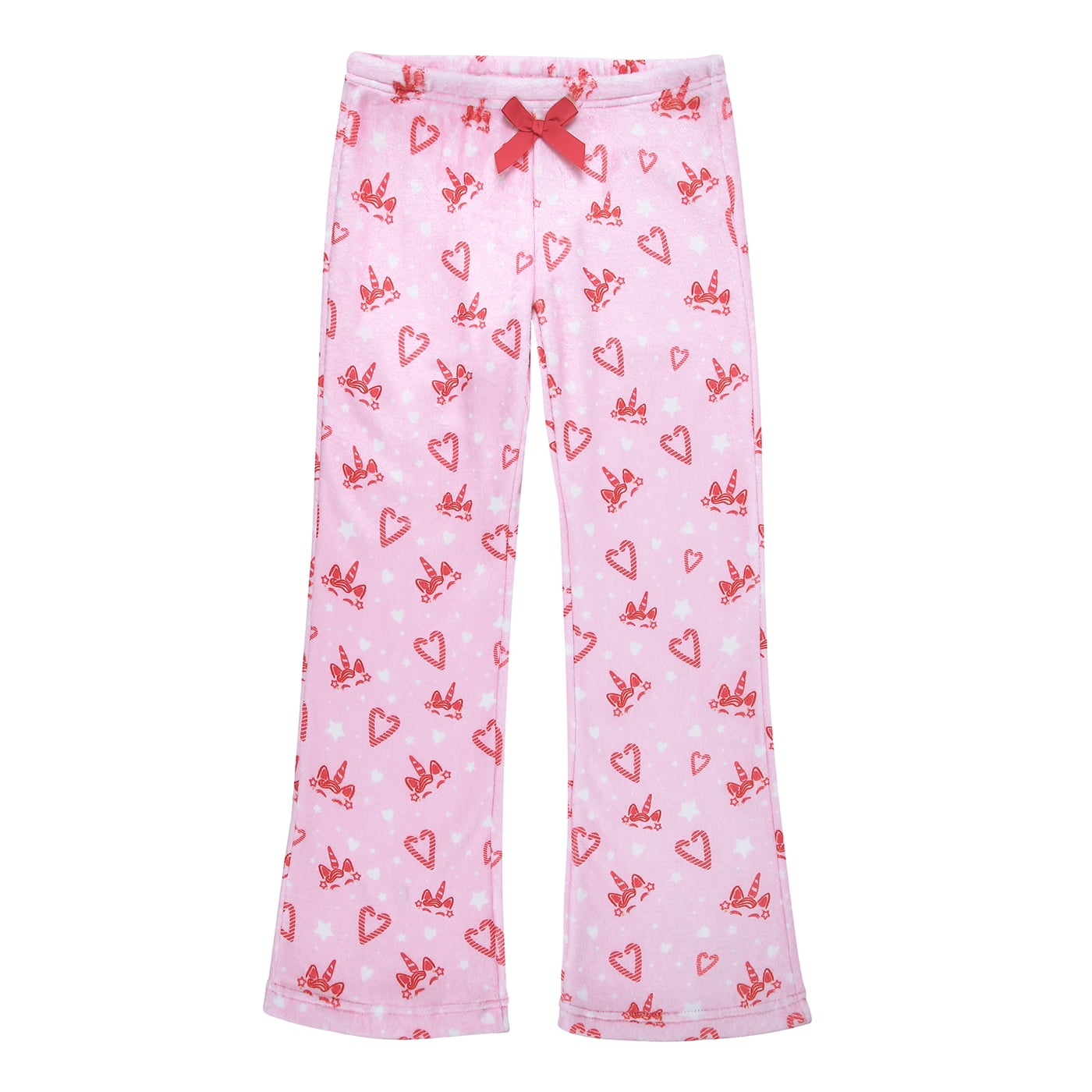 5-12 Years AIDEAONE Girls Pajama Pants Soft Fleece Sleepwear Casual Flannel Pajama Bottoms