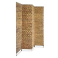 thumbnail image 2 of Proman Products Jakarta 4 Panels Folding Screen, 67" Tall, Natural, 2 of 7