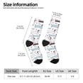 thumbnail image 2 of Balery Dachshund Dog Puppy Pattern Crew Socks Unisex– Soft & Breathable Socks for Men & Women, One-Size Fits Most (US 5-11), Comfortable & Durable for Daily Wear, 2 of 6