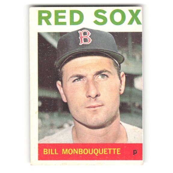 Collectible 1964 Topps (VG) #25 Bill Monbouquette Boston Red Sox MLB Vintage Baseball Base Trading Card