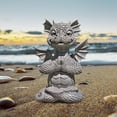 thumbnail image 4 of FitBest 1Pcs Garden Dragon Statue Lovely Baby Dragon Blink Yoga Baby Dragon Statue, 4 of 8