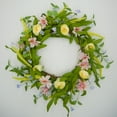 thumbnail image 4 of 22" Ranunculus, Speedwell Wreath, 4 of 4