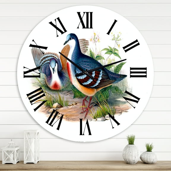 Designart 1 in Quartz Traditional Wall Clock