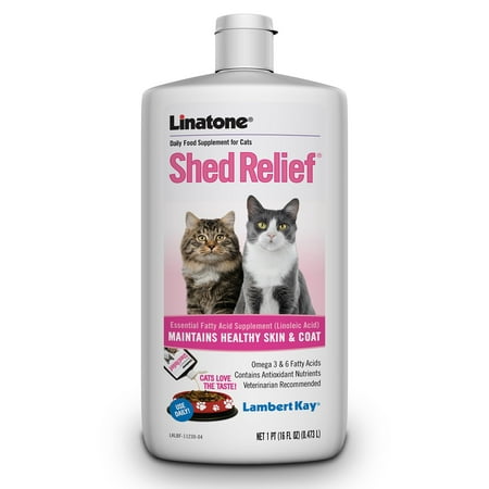 Linatone Shed Relief pour les chats - 16 oz