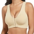 thumbnail image 3 of Everyday Comfort Bra With Front Closure For Versatile Style For All Seasons And Daily Wear Womens Bras No Underwire Front Closure Women Bras Wireless Pack Bras 36c Women Bra Set And Underwear Thong, 3 of 8