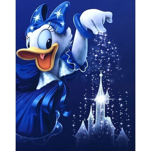 5D DIY dibujos animados pato completo redondo taladro Rhinestone diamante pintura regalo hecho a mano FLhrweasw Nuevo