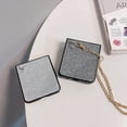 thumbnail image 4 of Compatible with Galaxy Z Flip 5 Case with Strap Lanyard, Luxury Glitter Bling Case with Crossbody Wrist Strap for Women Cell Phone Case, 4 of 8