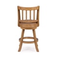 thumbnail image 5 of Sheldon Swivel Counter Stool - Driftwood Wire-Brush, 5 of 9