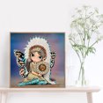 thumbnail image 3 of Cuadros Decorativos 5D DIY Big Eyes Doll Taladro parcial Pintura Diamante en forma especial Decoración de dibujo Tmvgtek embutido en tela, 3 of 9
