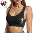 thumbnail image 2 of ylioge M-5X Plus Size Sports Bras for Women 3 Pack Wireless Push Up Bralettes High-Impact Breathable Support Lifting Athletic Workout Underwear Bra, 2 of 8