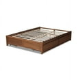 thumbnail image 5 of Baxton Studio Yara Modern and Contemporary Walnut Brown Finished Wood Full Size 4-Drawer Platform Storage Bed Frame, 5 of 7
