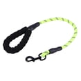 thumbnail image 4 of Durable Nylon Dog Leash for Walking and Training Highly Reflective for Safe Evening Walks Green 60cm, 4 of 8