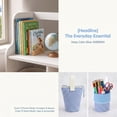 thumbnail image 3 of Gingham Standing Soft Pencil Pouch for Girls 2-in-1 Cute Aesthetic Pencil Case with Zipper & Wrist Handle Stationery Holder Bag for Students Back to School Supplies,Pink-1, 3 of 7