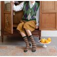 thumbnail image 6 of 5 Pairs Vintage Cotton Womens Cute Crew Socks - Fall Aesthetic Long Preppy Ankle Socks, 6 of 7