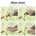 thumbnail image 4 of WYYP  Small Round Tablecloth, Butterfly Washable Polyester Table Cloth for, Dragonflies Bees Butterflies Flying Over Flowers Spring, Holiday Party Home Kitchen Dining Table Decoration White, 4 of 7