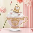 thumbnail image 1 of Uuiauoio Roses Hearts House Teacup Acrylic Desktop Decoration, Suitable for Home Décor in Living Room or Office. Idea Gift Choice: Birthday, Anniversary, Valentine's Day, Celebrations, 1 of 9