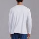thumbnail image 4 of pstuiky Camisas de invierno de manga larga para hombre, Camiseta informal de manga larga con cuello redondo para hombre, color liso, transpirable, para correr y hacer ejercicio camisetas de hombre m, 4 of 8