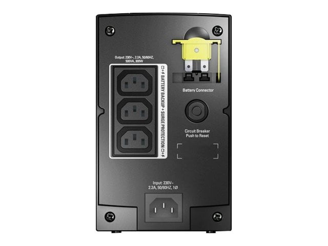 APC by Schneider Electric Back-UPS 500VA, AVR, IEC Outlets