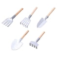 thumbnail image 2 of SHISUYAN 5Pcs Bonsai Flower Mini Shovels Multi-function Shovels Gardening Tool Decors, 2 of 9